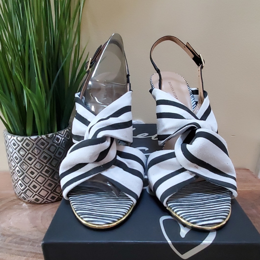 NEW Banana Republic Jessa Tie Twist Knot pumps 8.5